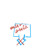 a drawing of an arrow with the word under abbreviation